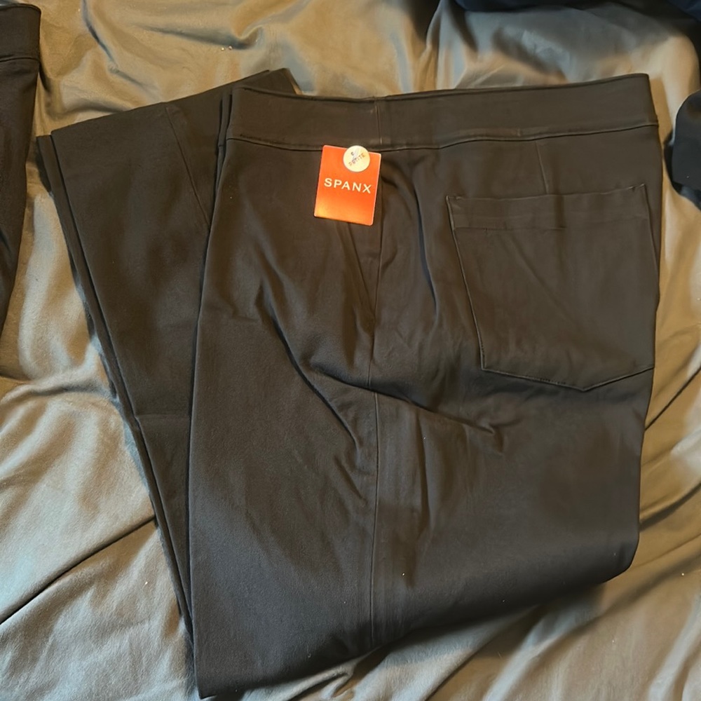 Spanx petite length black pants